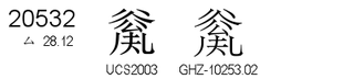 U+20532